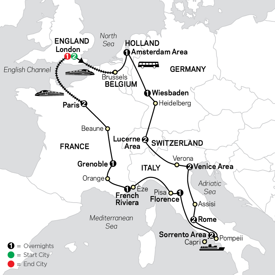 Best of Europe Map