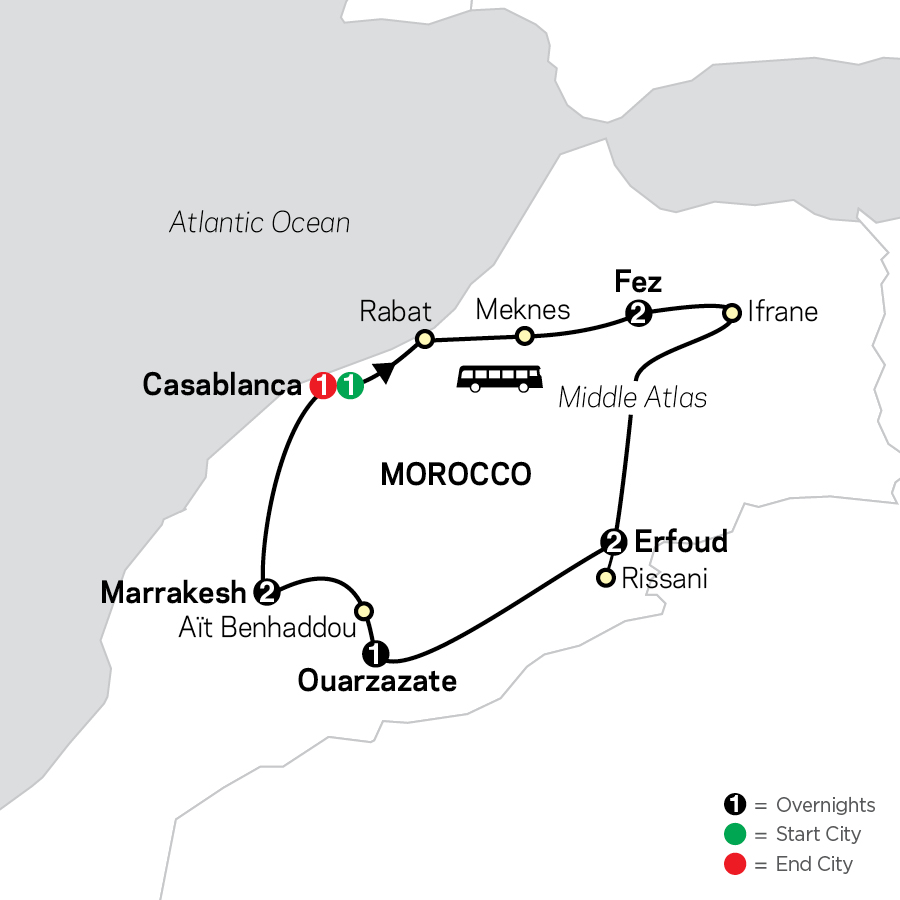 Morocco Map